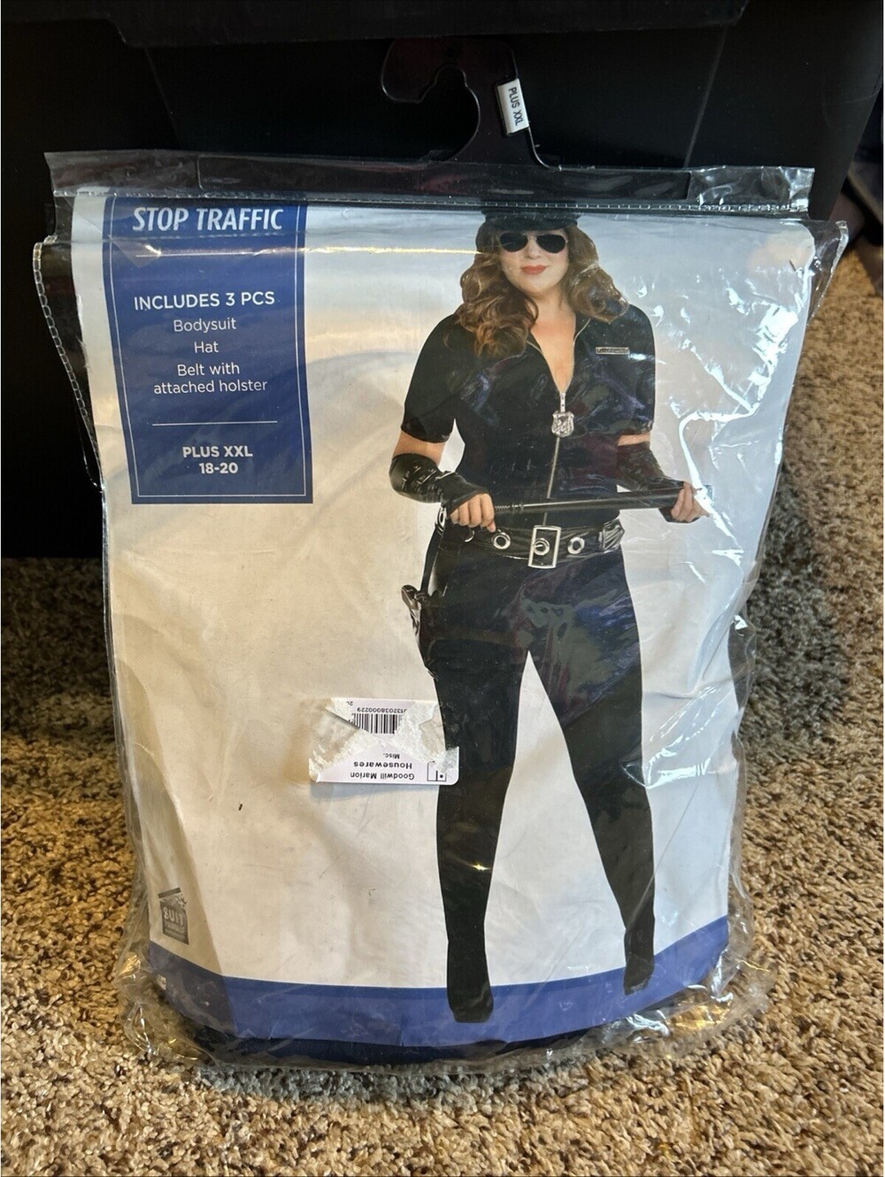 Adult Stop Traffic Woman’s Halloween Costume Brand New Size Plus XXL